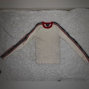 Women's Express Color: Off white, Red and Black Size:XS 🥰